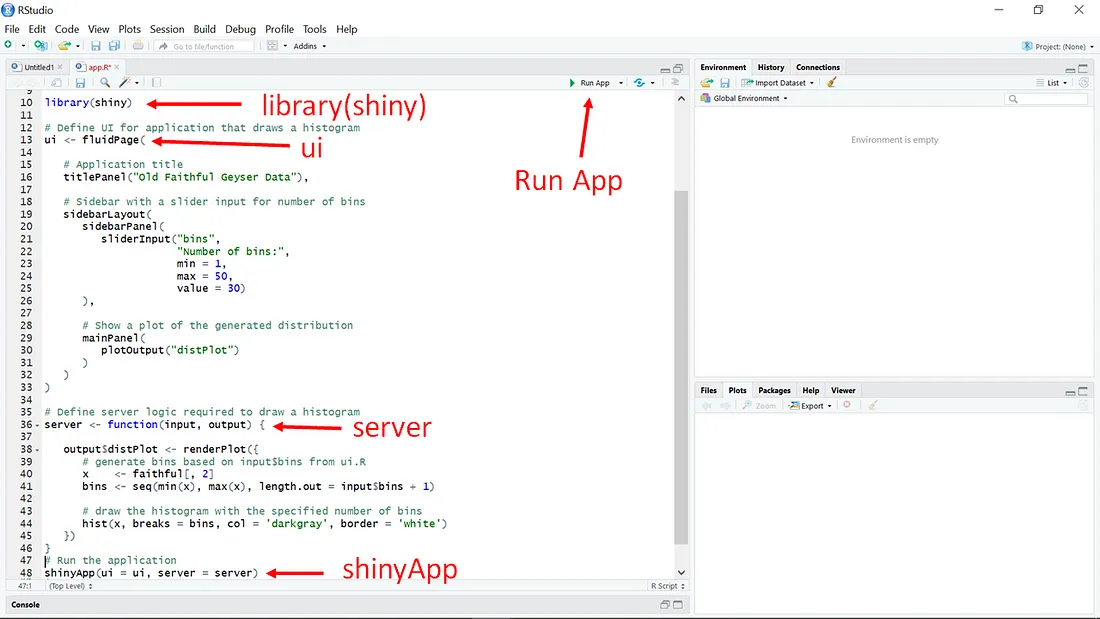 An Excel window with data about countries